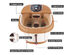 All-in-One Heat Bubble Vibration Foot Spa Bath Massager 