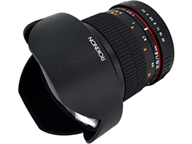 Rokinon 134345789 FE14M-C F2.8 Ultra Wide Angle 14mm Lens for Canon - Black (Used, Open Retail Box)