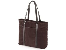 Mobile Edge Chocolate Suede Computer Tote Bag - Fits 15.4" PC / 17" Macbook Pro (new)