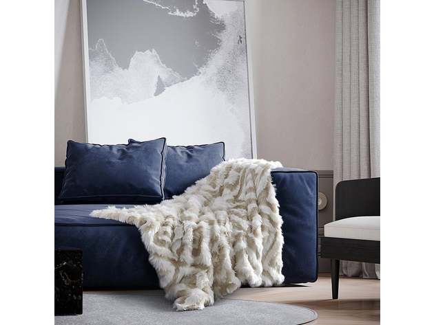 Bode Soft Knit Throw (Ivory)