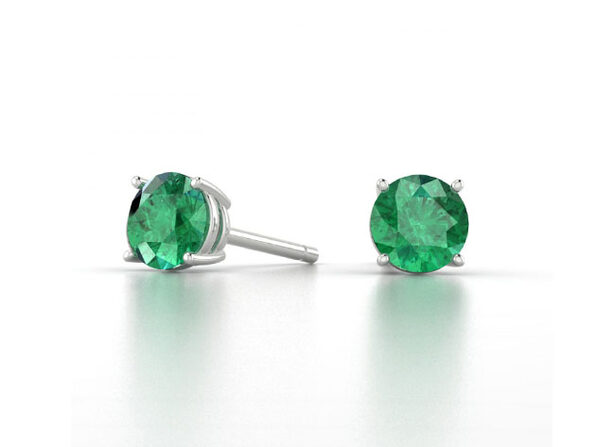 green birthstone earrings