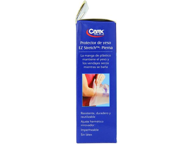 Carex Health Brands EZ Stretch 20 inch Cast Arm Plastic Guard, One Size Fits Most, Clear