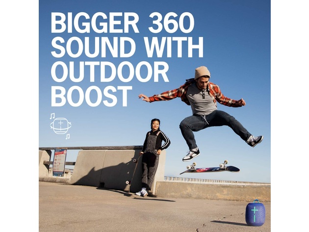 UE WONDERBOOM 2 Portable Waterproof Bluetooth Speaker - Deep Space