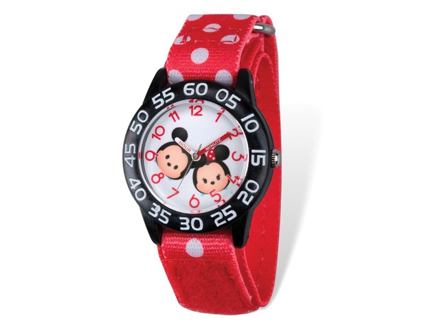 Disney Girls Tsum Tsum Mickey & Minnie Time Teacher Watch