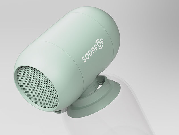 Sodapop Bluetooth Bass Bottle Speaker (Green)