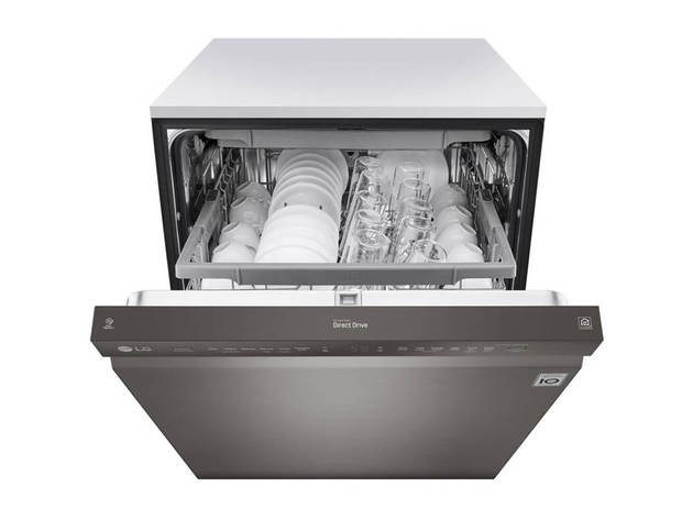 LG LDF5678BD Front Control Smart Wi-fi Enabled Dishwasher with QuadWash