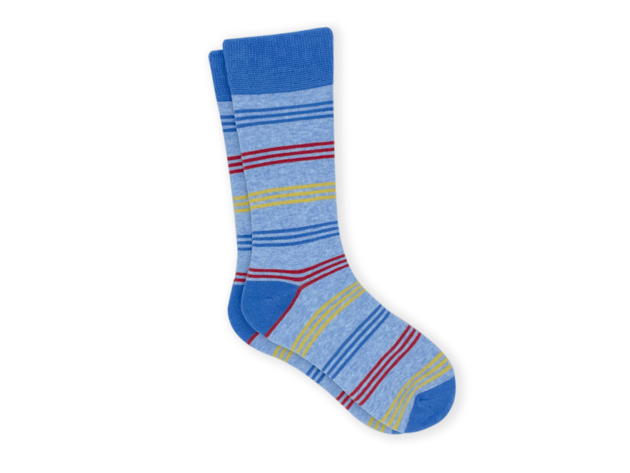 Baby Blue Stripes by Society Socks