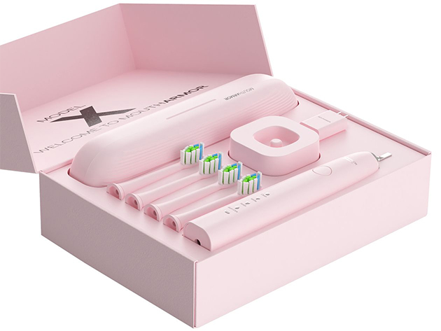 Mouth Armor Model X Sonic Electric Toothbrush (Pink)
