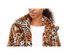 Jou Jou Juniors' Faux Fur Animal Print Jacket Brown Size Extra Small