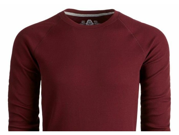 American Rag Men's Thermal Shirt Red Size Small | StackSocial