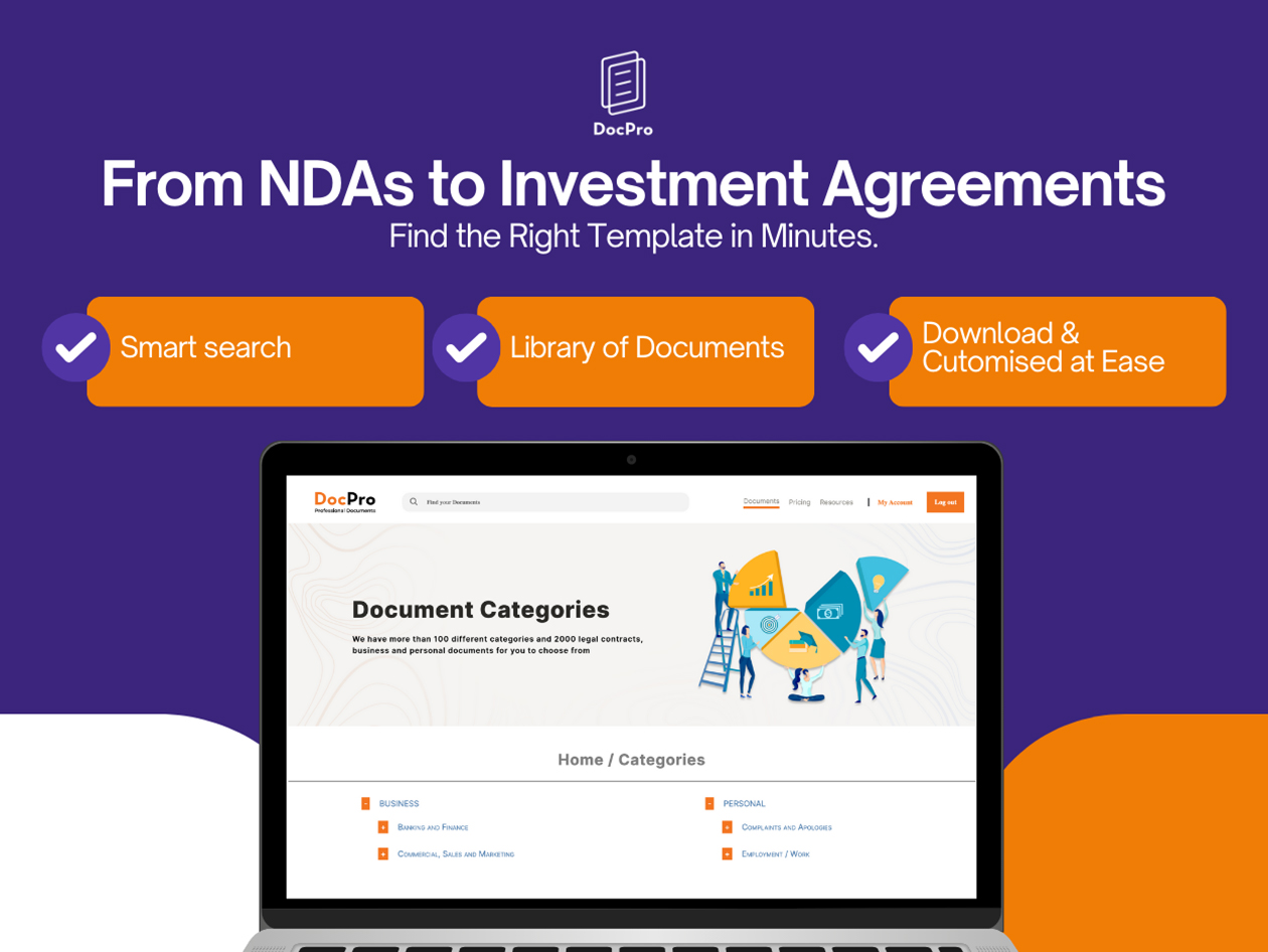 DocPro Professional Documents: Lifetime Subscription