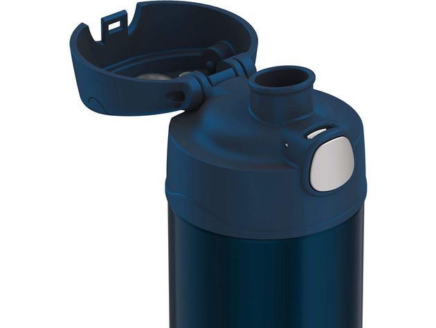 Thermos Stainless Steel Vacuum Insulation Technology Funtainer, 16 Ounce Bottle, Navy