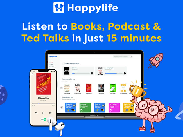 HappyLife Knowledge Summaries Lifetime Subscription