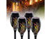 12 Pack: 12 LED Tiki Torch Solar Flickering Lights