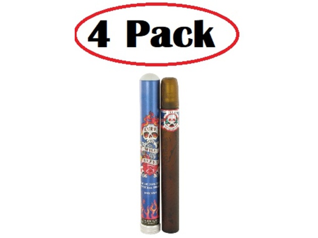 4 Pack of Cuba Wild Heart by Fragluxe Eau De Toilette Spray 1.17 oz