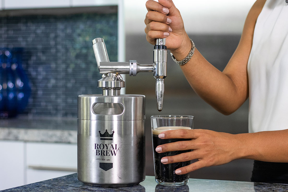 Tap a Caffeinated Keg with Royal Brew's Nitro Cold Brew Coffee System