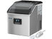 Stainless Steel Ice Maker Machine Countertop 48Lbs/24H Self-Clean w/ LCD Display Silver