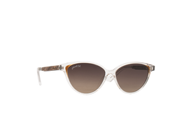 Bel Air Sunglasses Crystal Leaf / Brown Gradient Polarized