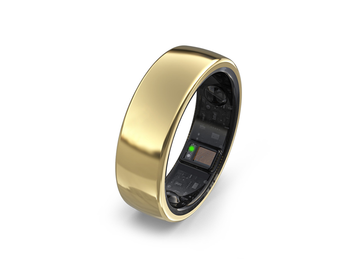 aaboRing Smart Health Ring (Gold/Size 6)