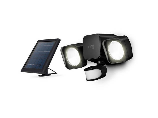 Ring RINGFLDSOLBK Smart LED Solar Flood Light - Black