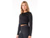 Kyodan Womens Performance Pullover Long Sleeve Crop Top Gym Workout Shirt 