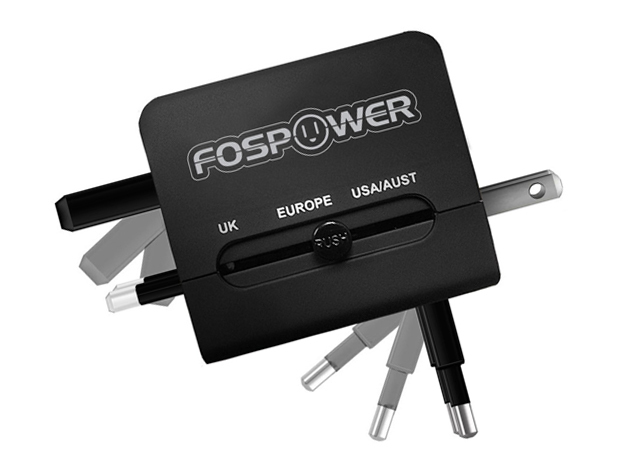 FosPower International AC & USB Charger (International Shipping)