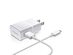 Samsung Charge Adapter with 5 Ft USB Sync Charging Cable - Non-Retail Packaging - White