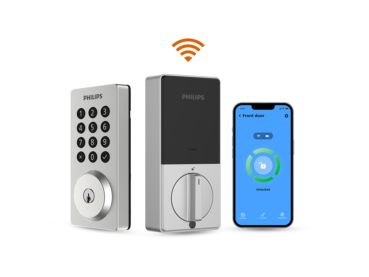 Philips 4000 Series Touchscreen Smart Deadbolt Satin Nickel