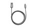 Tech2 MFI Metal Charge & Sync Lightning Cable (Space Grey)