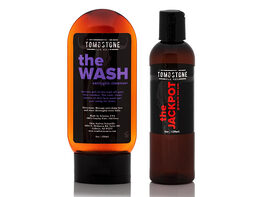 The Wash Salicylic Cleanser & The Jackpot KGF Hair Growth Serum Set - All Vegan