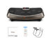 Costway Vibration Plate Exercise Machine Whole Body Fitness Platform w/Loop Bands Home - Grey/Blue
