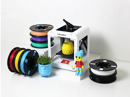 Toybox 3D Printer Deluxe Bundle with 8 Printer Food Colors