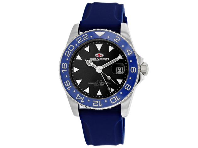 Seapro Men's Black Dial Watch - SP0122BL
