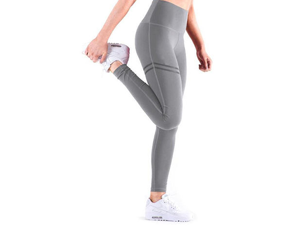 Anti-Cellulite Compression Leggings (Grey/XL/2-Pack)