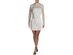 Aqua Women's Geometric Lace Sheath Dress White Size Large