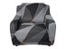 Modern Sofa Slipcover (Grey Triangle Pattern/1 Seater)