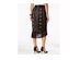 Thalia Sodi Women's Lace Flounce High-Low Skirt Black Size Small