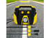Portable Air Compressor Tire Inflator AC/DC Electric Pump w/ 3 Nozzle Adaptors - Black/Yellow
