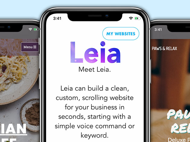 Leia AI Website Builder: Lifetime Subscription (Business LITE)