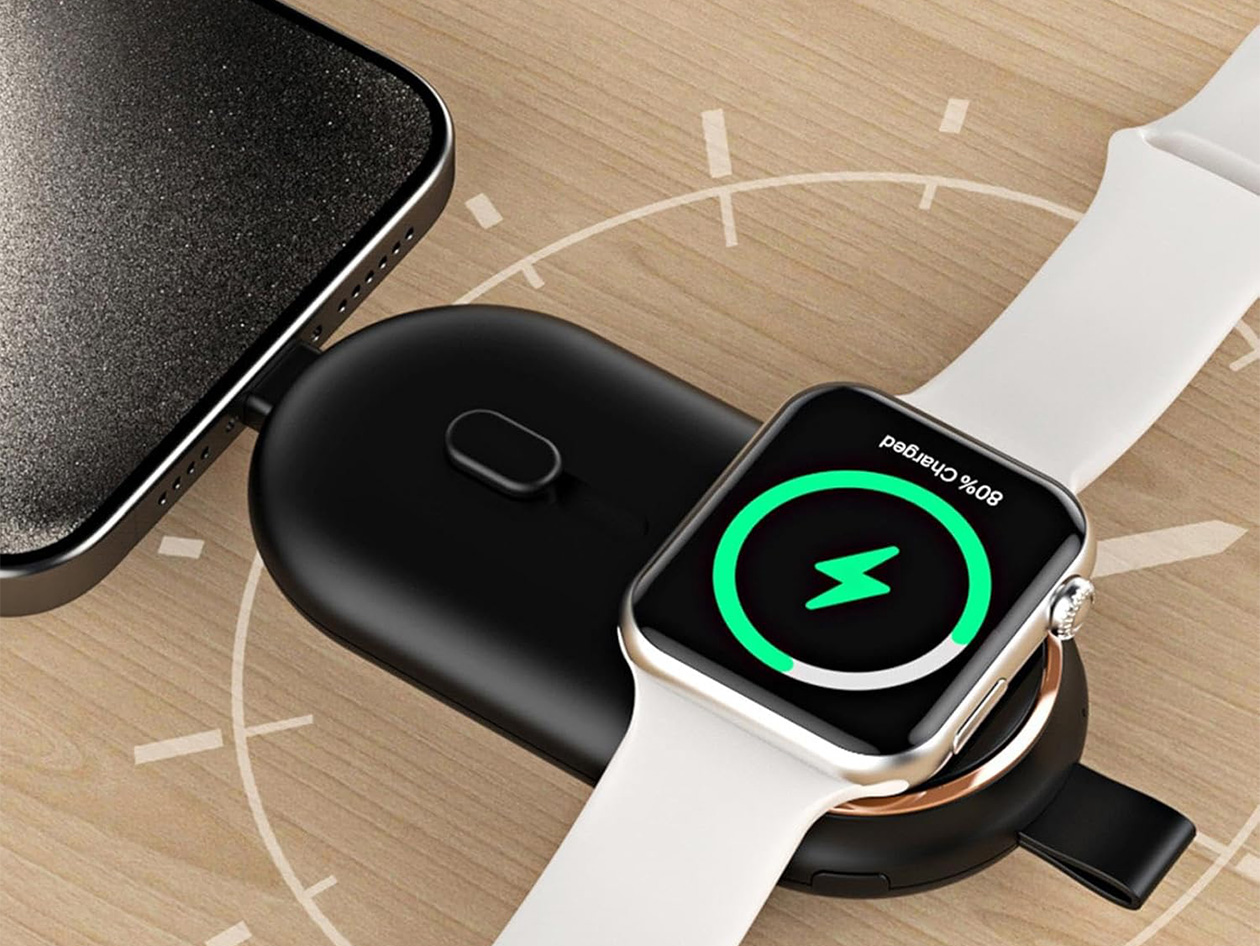 2000mAh Power Bank & Apple Watch Charger