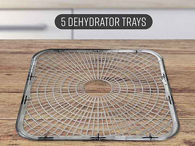 Ronco Turbo EZ-Store 5-Tray Dehydrator with Convection Air Flow