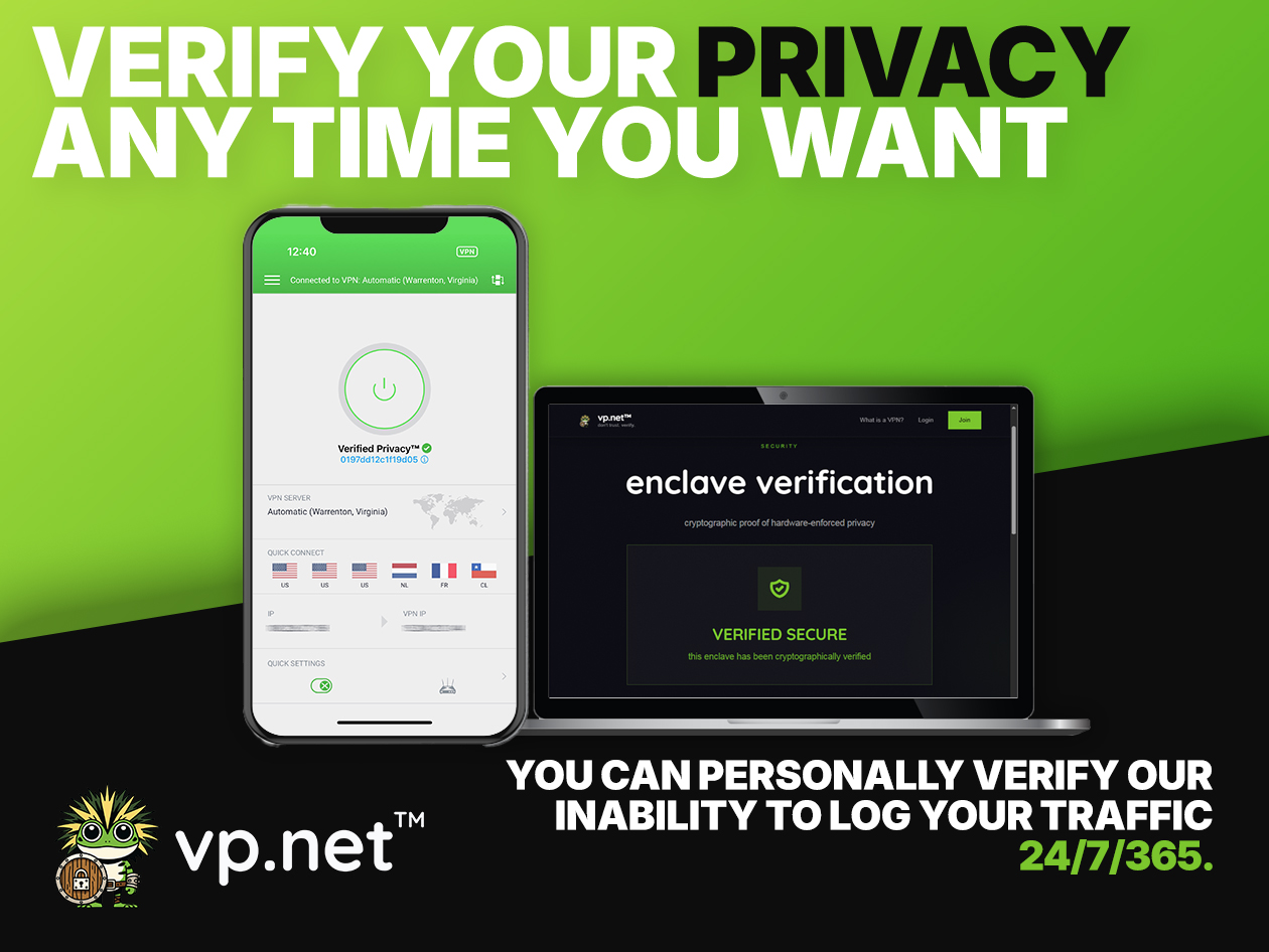 VP.NET VPN Subscription