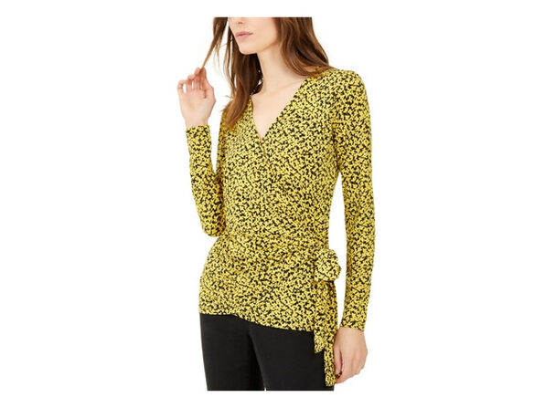 michael kors yellow top