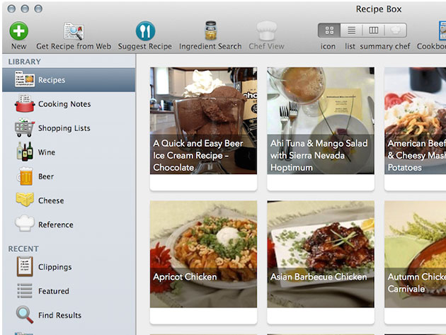 MacGourmet Deluxe Cooking App