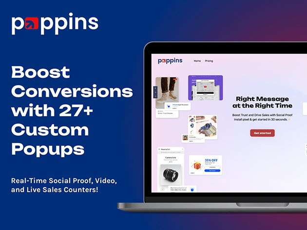 Poppins Website Enhancement Tool: Lifetime Subscription