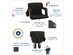 Reclining Stadium Seat with Armrests and Side Pockets