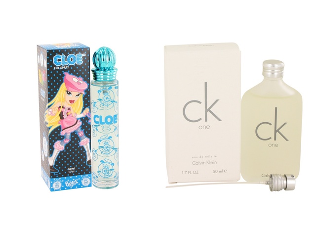 Gift set  Bratz Cloe by Marmol & Son EDT Spray 1.7 oz And  CK ONE EDT Pour/Spray (Unisex) 1.7 oz