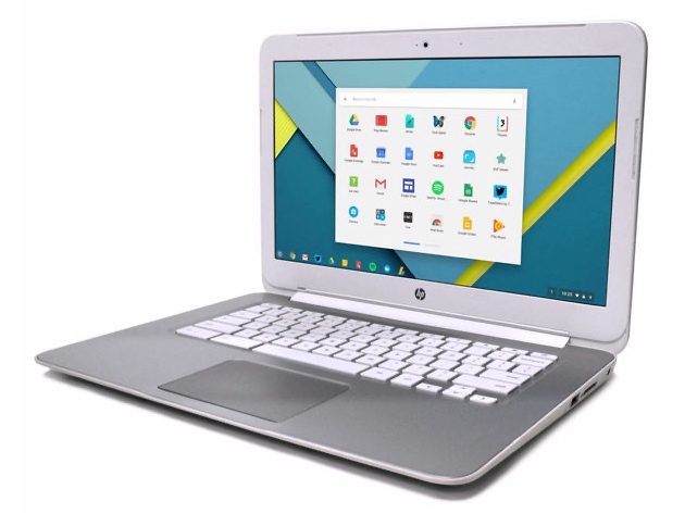 HP Chromebook F7W49UA 14" Laptop, 1.4GHz Intel Celeron, 4GB RAM, 16GB SSD, Chrome (Renewed)