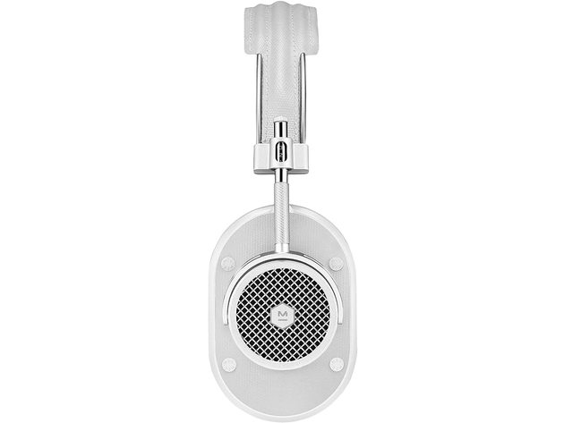 Master & Dynamic MH40 Wireless Over Ear Headphones created in partnership with Studio 35 and Kevin Durant (Silver Metal/Gray Coated Canvas) - Certified Refurbished Brown Box