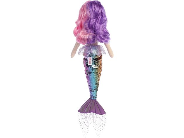 Aurora World Gorgeous High Quality Plush Sea Sparkles Rainbow Mermaid Toy, Sea Iris